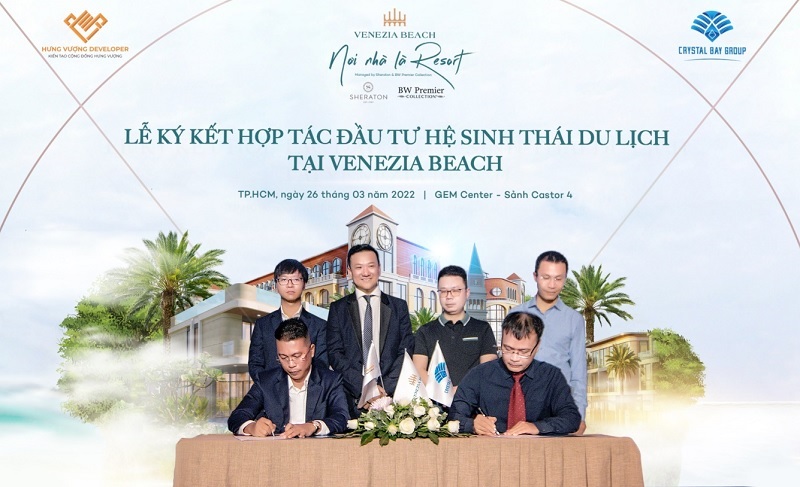 Hưng Vượng Developer hợp tác chiến lược với Crystal Bay - Ảnh 1 Việc ký kết hợp tác giữa Hưng Vượng Developer và Crystal Bay nhằm nâng tầm hệ sinh thái du lịch biển chuẩn 5 sao quốc tế.